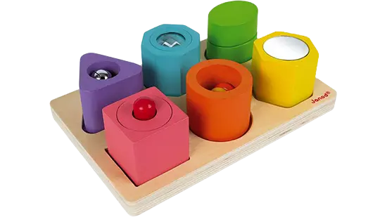 Janod I Wood - Vorm en geluid puzzel