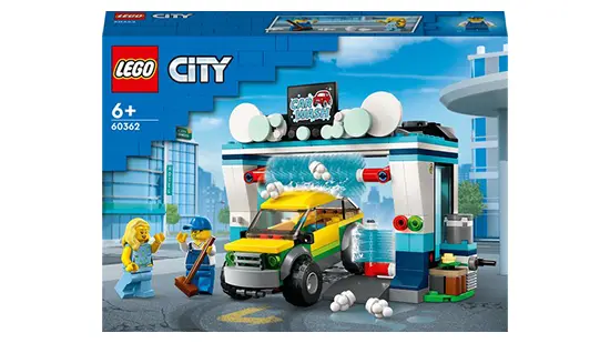 LEGO City Autowasserette Set met Speelgoed Auto