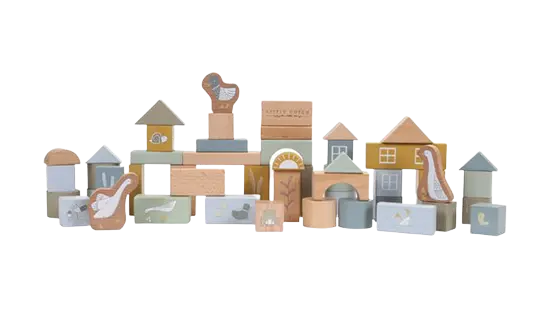 Little Dutch Bouwblokken Blue