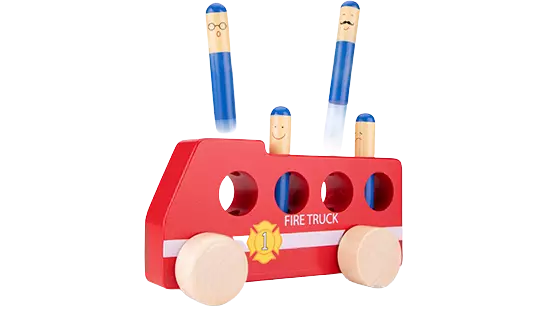 New Classic Toys Speelgoed Brandweerauto Pop-Up