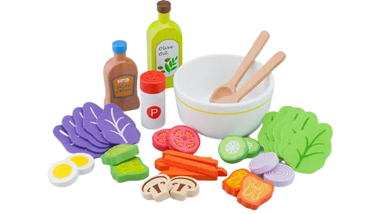 New Classic Toys - Speelgoedeten en -drinken - Salade Set