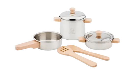 New Classic Toys - Speelgoedkeukenaccessoireset - Pannenset