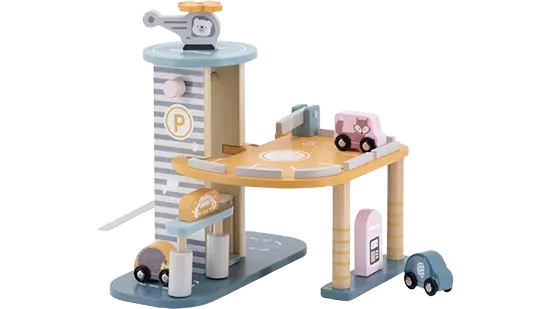PolarB Houten Parkeergarage Speelgoed