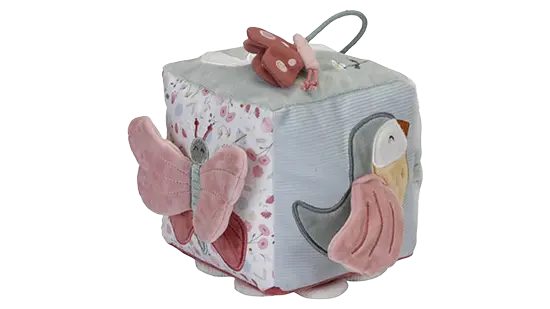 Activiteitenkubus Soft Flowers & Butterflies - Little Dutch
