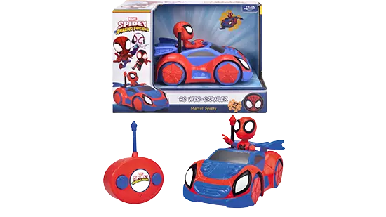 Jada Toys - RC Spiderman Spidey Web Crawler - Bestuurbare auto