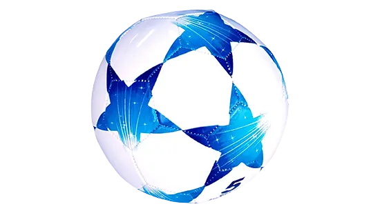 Jobber - Voetbal - Sterren patroon – Bal - Wit - Blauw - Voetballen