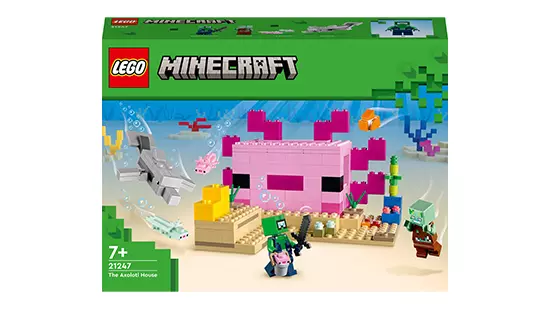 LEGO Minecraft Het axolotlhuis