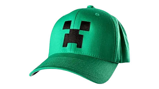 Minecraft Creeper Vestelbare Kinder Cap Pet