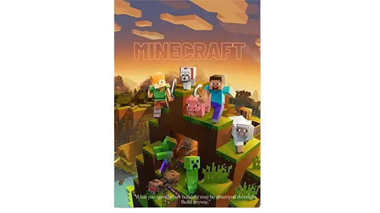 Minecraft poster - Gaming Print - 60x42
