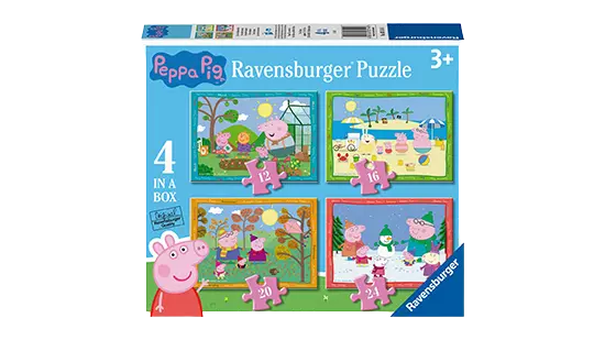 Ravensburger puzzel Peppa Pig 4 seizoenen