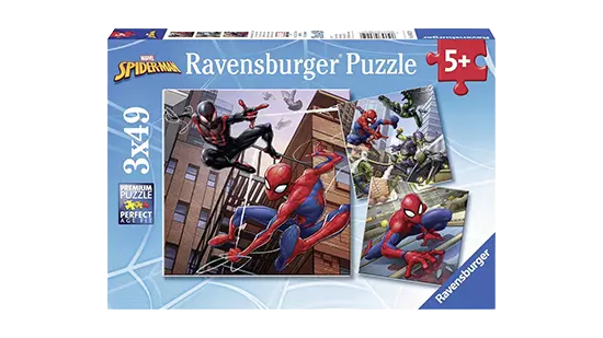 Ravensburger puzzel Spider-man in Actie