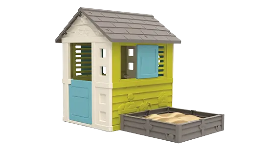 Smoby - Outdoor collectie - Square Speelhuis met Zandbak
