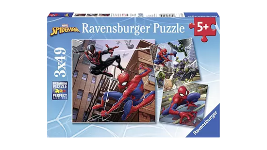 Ravensburger puzzel Spider-man in Actie