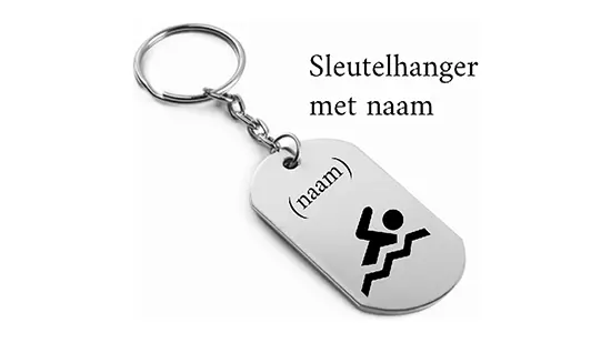 Akyol - Zwemmen Sleutelhanger - Gegraveerde sleutelhanger