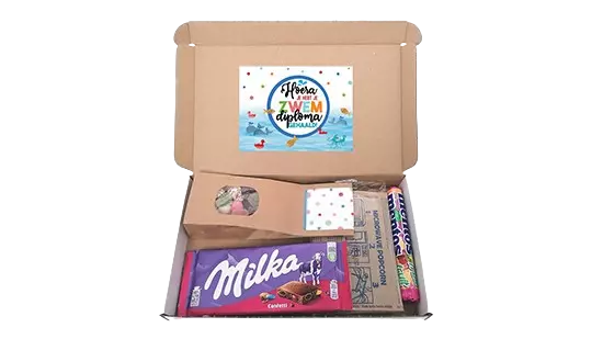 Zwemdiploma brievenbus cadeau - Lekker & Zoet